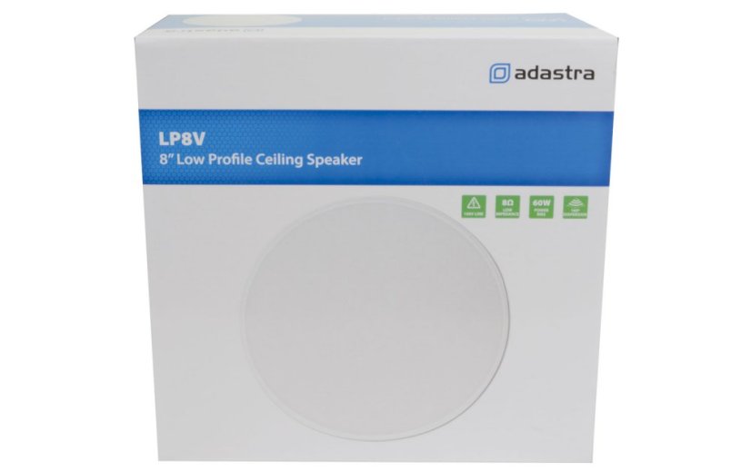 Adastra LP6V 100V podhledový 6.5" reproduktor, 50W, bílý