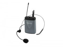 mnitronic WAMS-65BT vreckový bezdrôtový UHF vysielač s náhlavným mikrofónom
