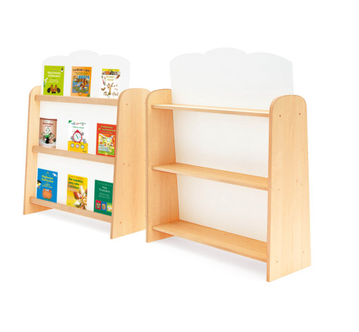 Small two-sided bookshelf