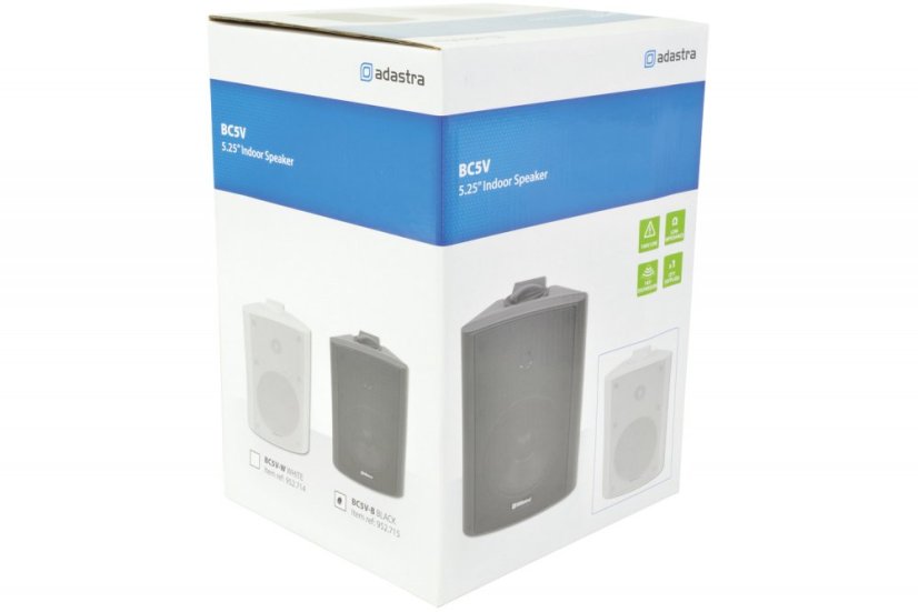 Adastra BP5V-B, 100V nástěnný 5,25" reproduktor, 30W, IP54, černý