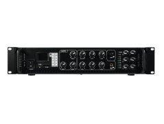 Omnitronic MPVZ-250.6P, 100V 6-zónový mixážny zosilňovač, 250W, MP3
