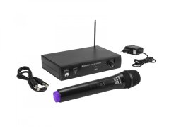 Omnitronic VHF-101, 1-kanálový bezdrôtový mikrofónny set 200.10 MHz
