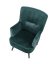 Armchair PAGONI (Dark green / Black)