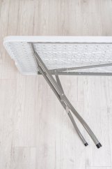 Plastic folding table