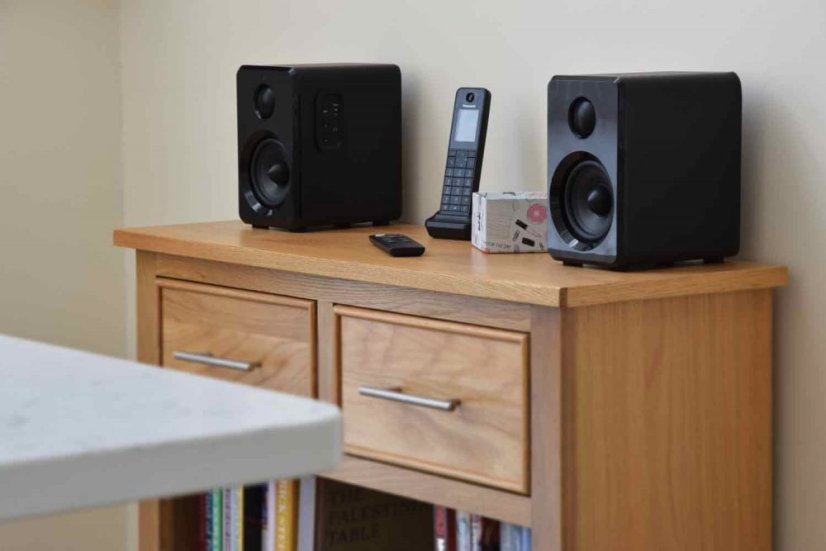 AV:link ABS35BLK, sada aktivních BT/MP3 reproduktorů s DO, černé