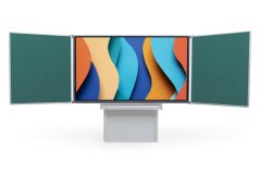 INTERAKTIVNÍ SESTAVA LCD PANEL NA STOJANU ZVEDACÍM AL IAS S KŘÍDLY