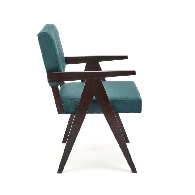 Chair MEMORY (Ebony / Dark green)