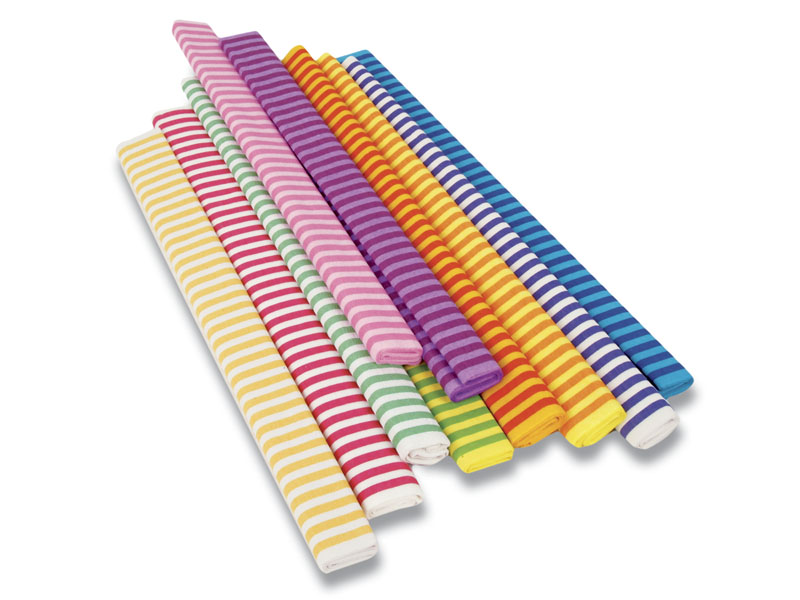 Prúžkovaný hodvábny papier- Sada