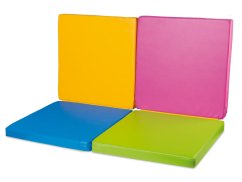 Čtyřdílné skládací matrace- Vícebarevné