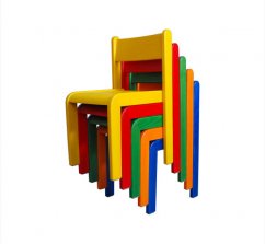 Dětská celobarevná židle NELA