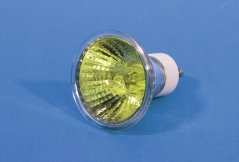 Omnilux lampa 230V/50W GU-10 25, žlutá