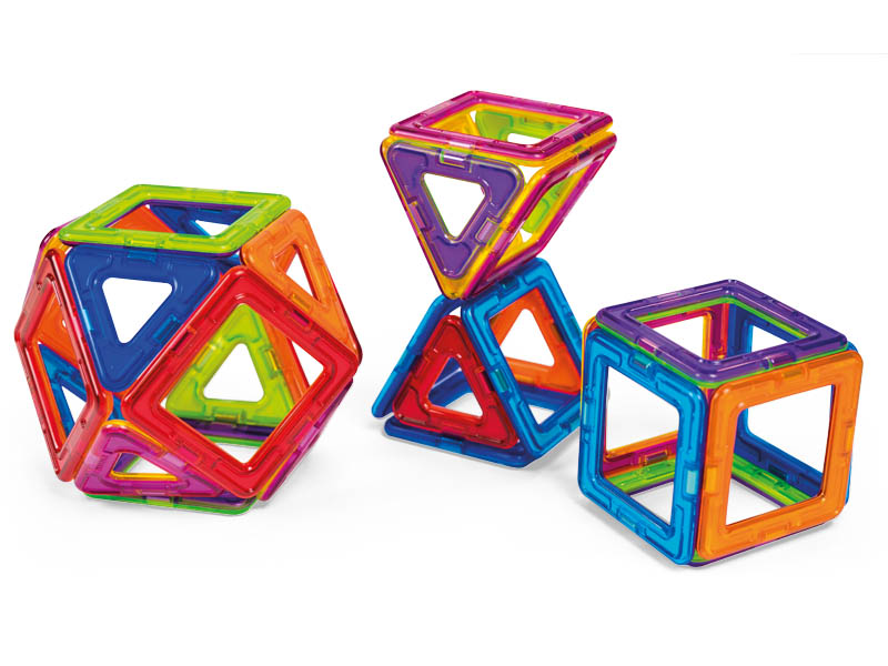 Geometrické puzzle - Magnetické bloky