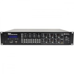 Adastra RM406, 100V 6-zónový mixážny zosilňovač, 6x40W, BT/MP3/FM