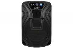 QTX BUSKER-15, mobilný 15" zvukový systém USB/SD/FM/BT/2x VHF, 100W