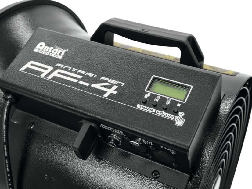 Antari AF-4R, axiální ventilátor, DMX