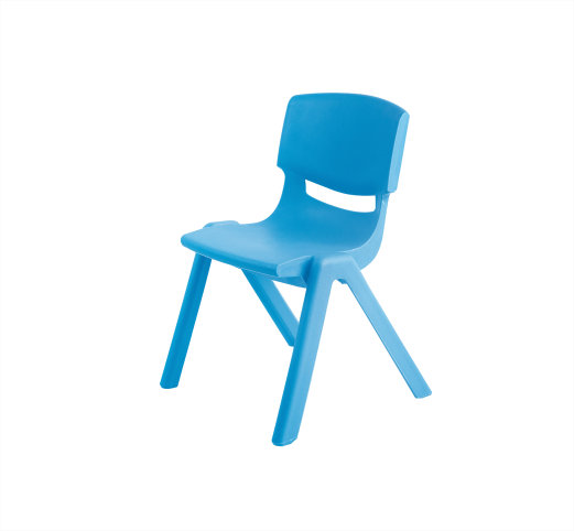 Detská plastová stolička - Farba: Zelená, Veľkosť: 24 cm