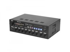 Omnitronic CPZ-60P PA, 100V 4-zónový mixážny zosilňovač, 60W, BT/MP3/FM