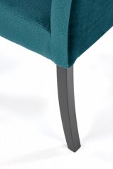 Židle- CLARION- Černá/ Zelená