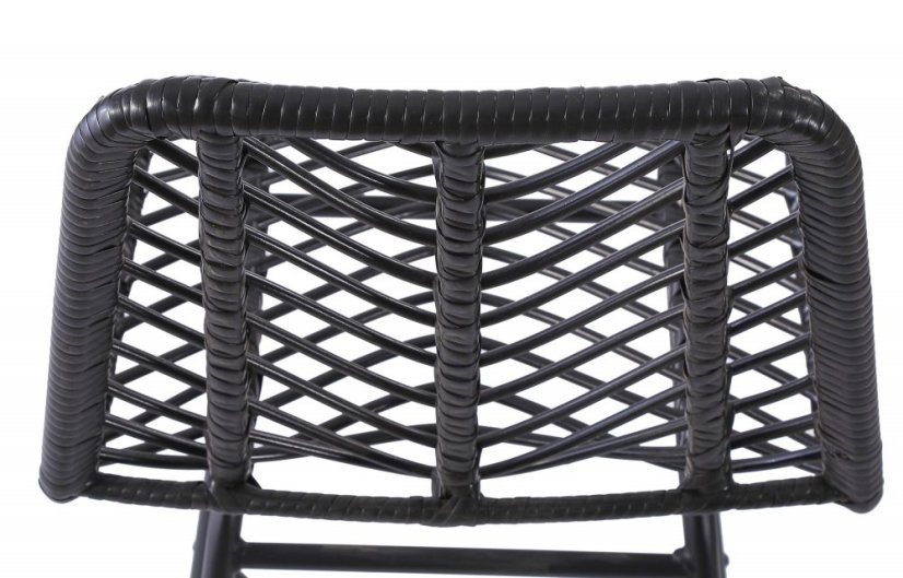 Barová stolička- Čierna