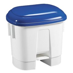 Plastový odpadkový kôš Sirius 30 l. - modré veko