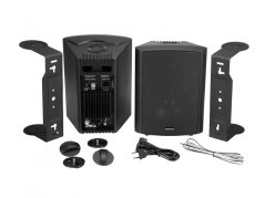 Omnitronic ALP-6A aktívny 6,5" reproboxy 2x45W, čierne, cena/pár