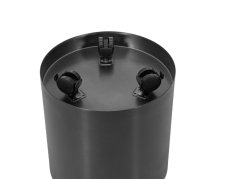 Europalms STEELECHT-30 Nova, nerezový květináč v antracitové barvě, 30 cm