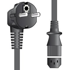 Mercury napájací kábel 230V, EU Shuko - IEC 10A, 1,5 m