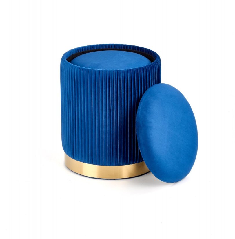 Set of stools MONTY (Blue / Gold)