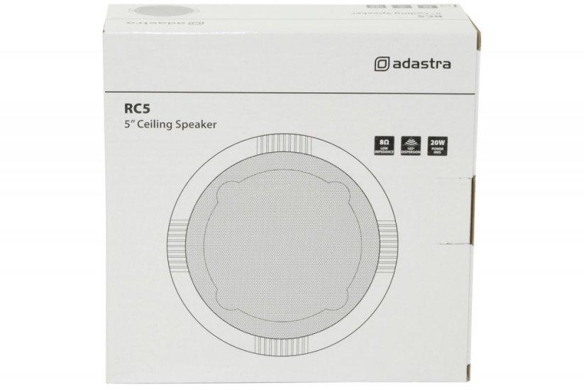 Adastra RC5, podhledový 5.25" reproduktor, 20W, bílý