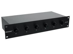 Omnitronic 6-ti zónový PA ovladač hlasitosti 30W stereo, černý