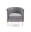 Armchair CLUBBY 2 (Dark gray / Natural)