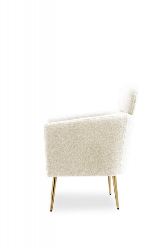 Armchair MELISA (Cream / Gold)