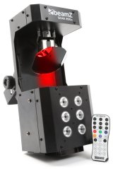 BeamZ LED Scan, 5x3W RGBAW + Strobo 6x1W,  DMX, IR, světelný efekt