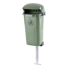 Odpadkový kôš 50 l. Urban - zelený