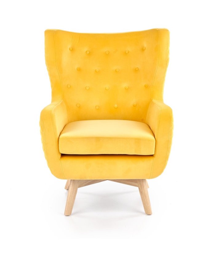 Armchair MARVEL (Yellow / Natural)