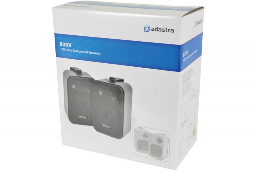 Adastra B30V-B, 100V nástěnné 4" reproduktory, 30W, černé