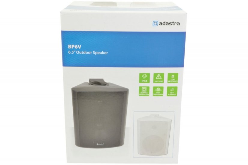 Adastra BP6V-B, 100V nástěnný 6,5" reprobox, 60W, IP54, černý