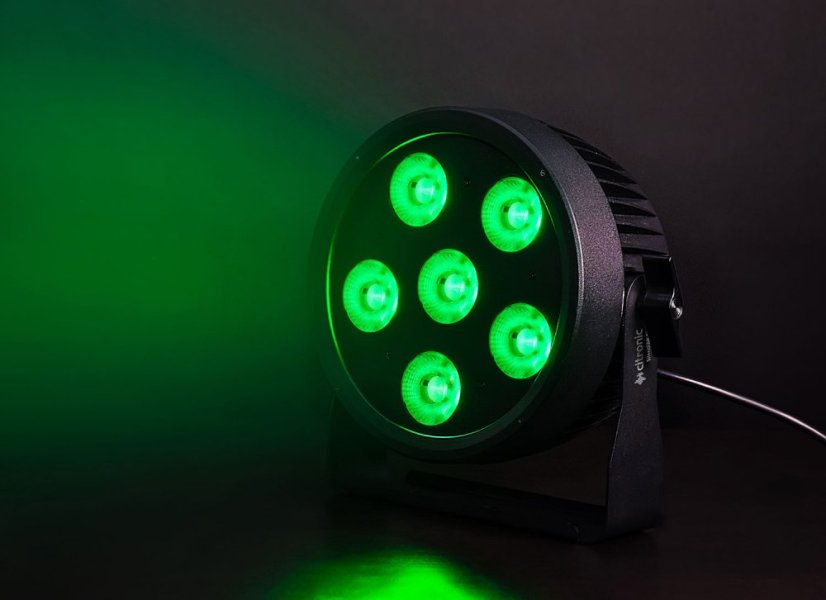 Citronic SilentPAR-180, 6 x 30W RGBWA UV