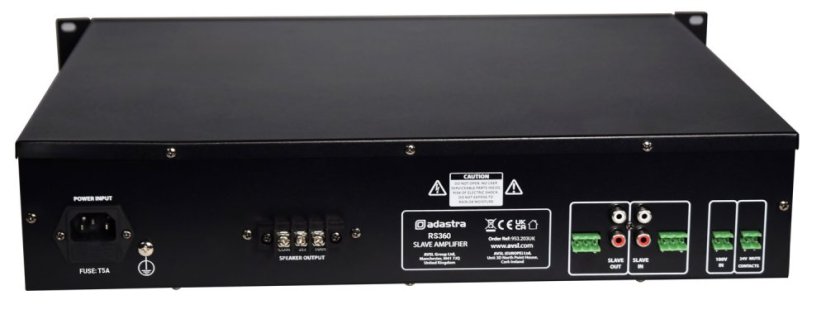 Adastra RS360, podřízený 100V zesilovač