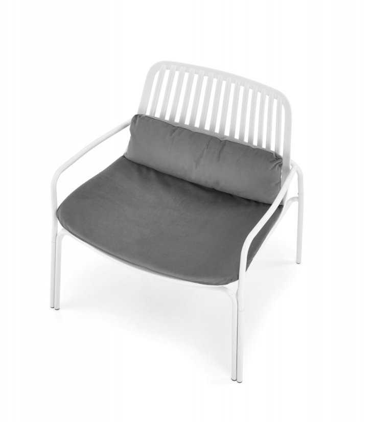 Armchair MELBY (Gray / White)