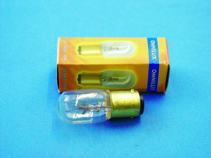 OMNILUX T20 230V/15W BA 15d 1000h