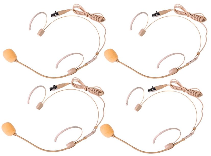 Citronic TU4 Quad PLL, laditelný UHF set s bodypacky