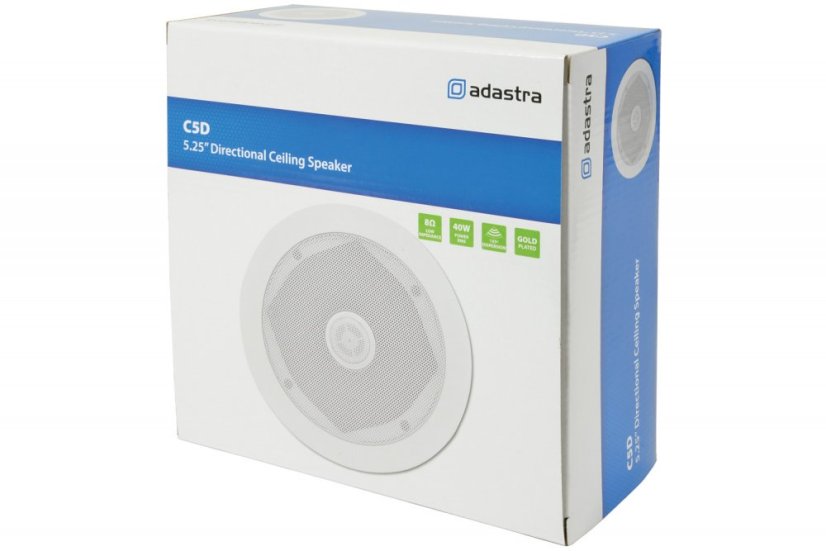 Adastra C8D, 2-pásmový podhledový 8" reproduktor, 60W, bílý