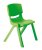 Dětská plastová židle zelená 30 cm (lehce škrábnutá)