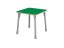 Výškovo nastaviteľný stôl štvorec - Zelená - Veľkosť výškovo staviteľná: 1-3