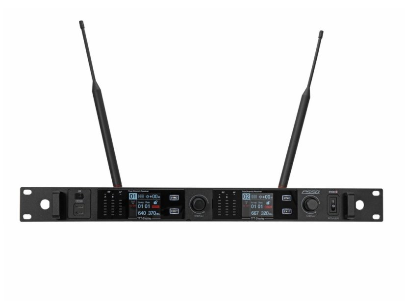 PSSO PXS TWO 2-kanálový prijímač True Diversity 640-690 MHz