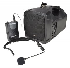 Adastra H25B, přenosný zvukový systém FM/BT/VHF, 25W