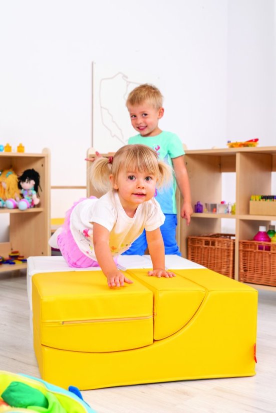 Foam bench (folding seat) yellow