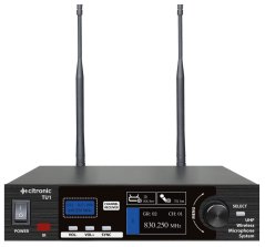 Citronic TU1-H, 1-kanálový bezdrôtový mikrofónny set 823-832/863-865 MHz