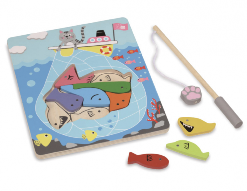 Magnetic fish puzzle